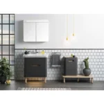 Sento Aynalı Banyo Dolabı - 80 cm - Görsel 2